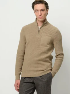 Herren Profuomo Pullover & Strickjacken>Herren Troyer