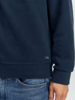 BLEND Sweatshirts & Sweatjacken<Herren Troyer blau uni