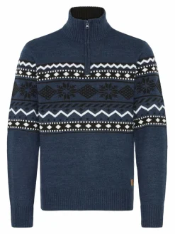 BLEND Sweatshirts & Sweatjacken<Herren Troyer - BHNolan blau gemustert