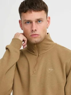 BLEND Sweatshirts & Sweatjacken<Herren Troyer - BHSweatshirt braun uni