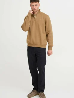 BLEND Sweatshirts & Sweatjacken<Herren Troyer - BHSweatshirt braun uni