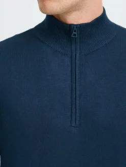 BLEND Sweatshirts & Sweatjacken<Herren Troyer - BHWebex blau meliert