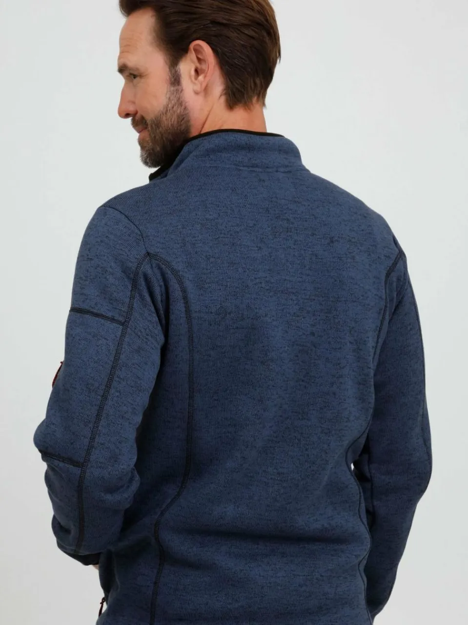 FQ1924 Sweatshirts & Sweatjacken<Herren Troyer - FQBirk blau uni