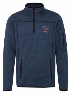 FQ1924 Sweatshirts & Sweatjacken<Herren Troyer - FQBirk blau uni