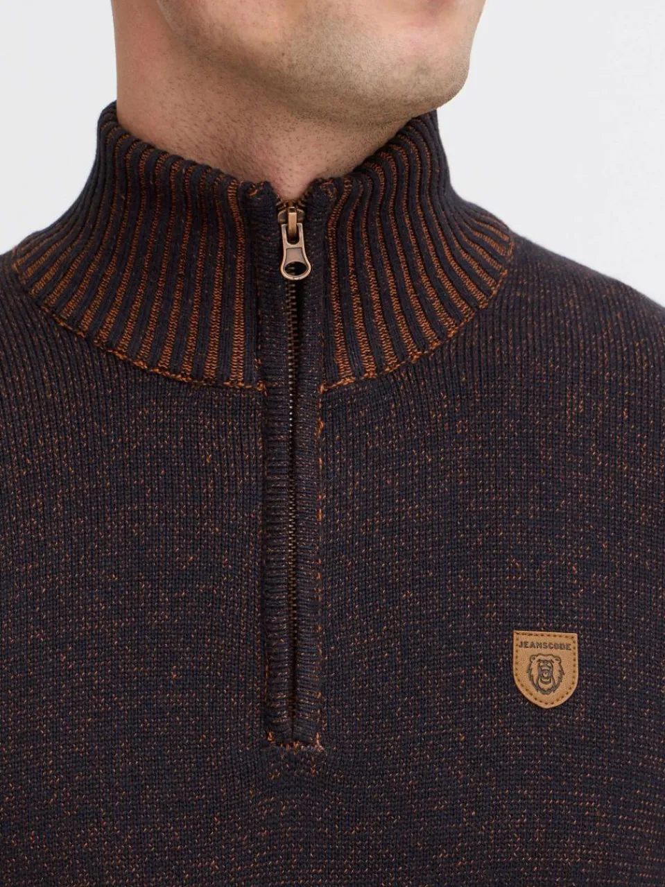 Indicode Pullover & Strickjacken<Herren Troyer - IDNathen marine uni