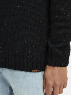 Indicode Pullover & Strickjacken<Herren Troyer - IDOslo schwarz uni