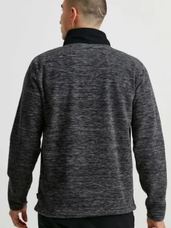 Indicode Sweatshirts & Sweatjacken<Herren Troyer - IDWimort schwarz meliert