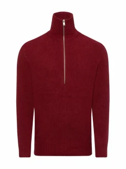 Drykorn Pullover & Strickjacken<Herren Troyer - Manuelo bordeaux uni
