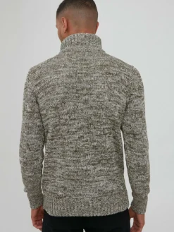 Solid Pullover & Strickjacken<Herren Troyer - SDPhilostrate grün meliert