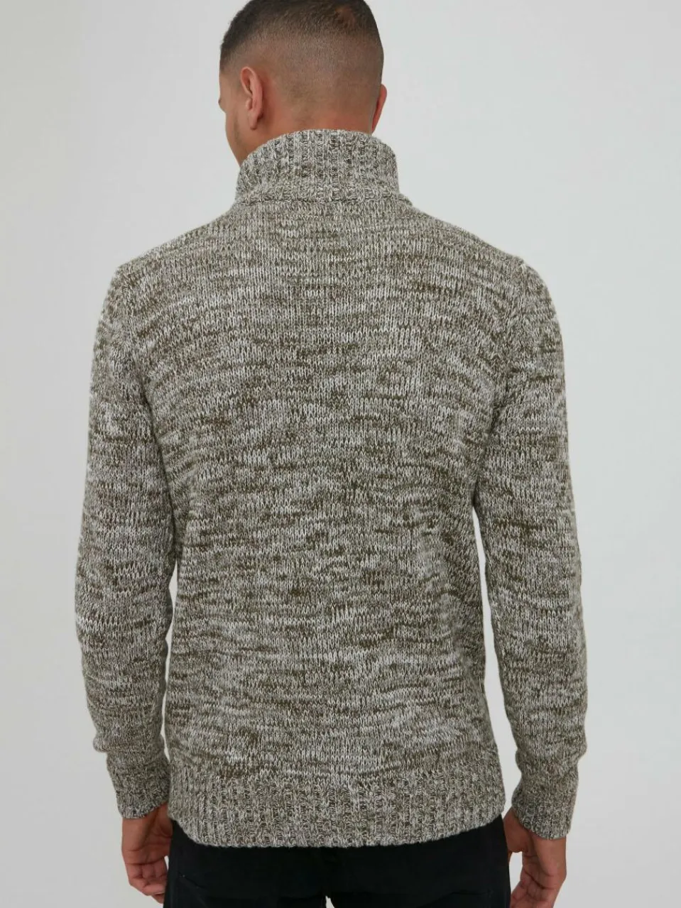 Solid Pullover & Strickjacken<Herren Troyer - SDPhilostrate grün meliert