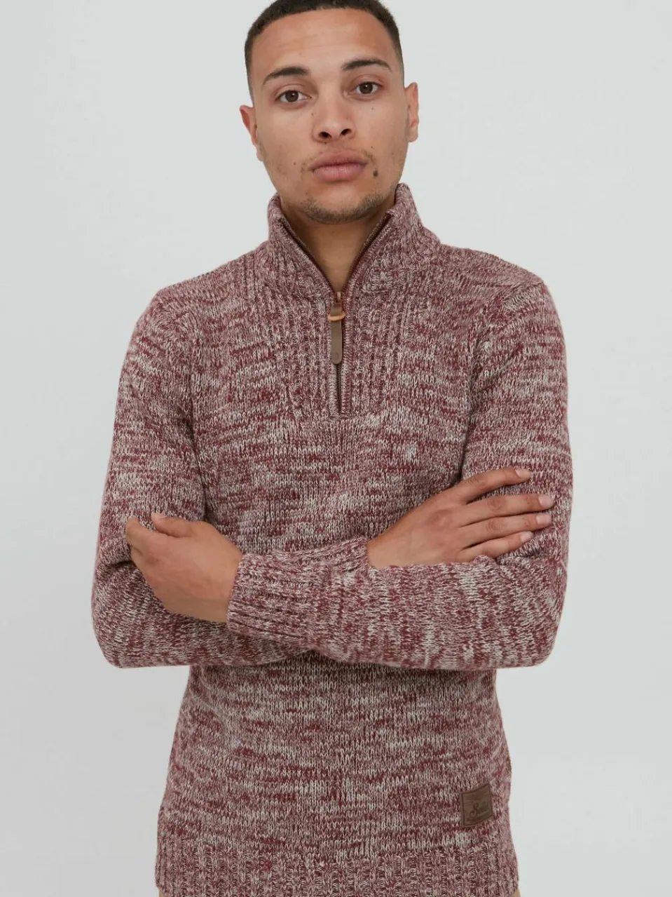 Herren Solid Pullover & Strickjacken>Herren Troyer - SDPhilostrate