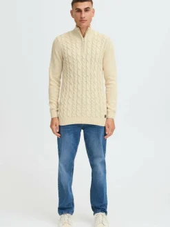 Solid Pullover & Strickjacken<Herren Troyer - SDRICHART beige meliert