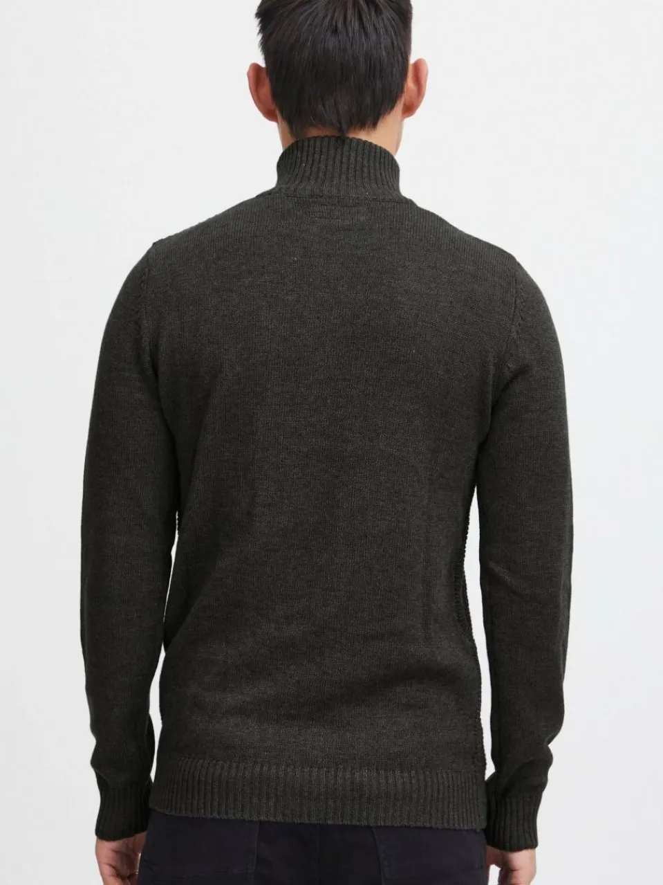 Solid Pullover & Strickjacken<Herren Troyer - SDTommy grau uni