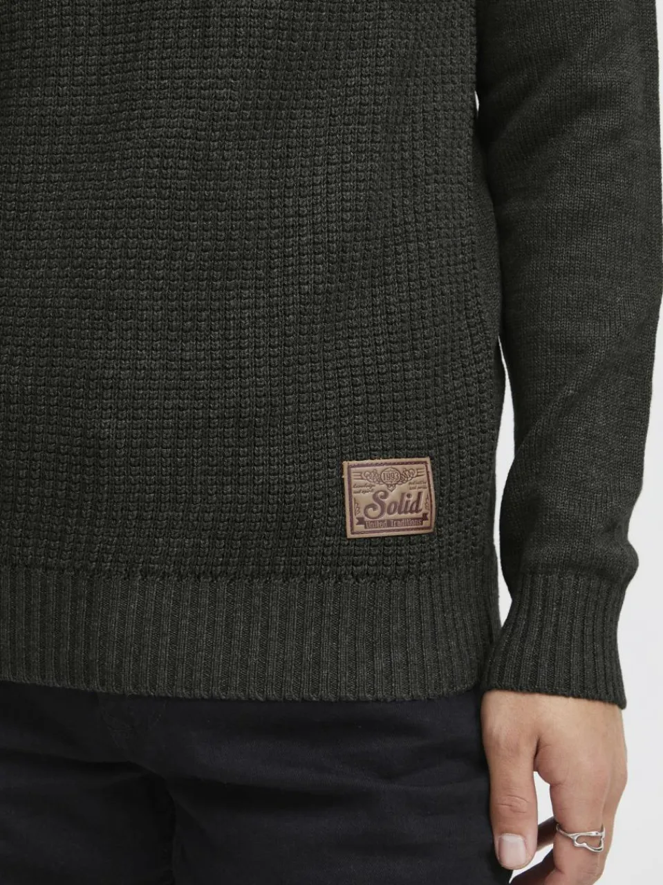 Solid Pullover & Strickjacken<Herren Troyer - SDTommy grau uni