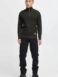 Solid Pullover & Strickjacken<Herren Troyer - SDTommy grau uni