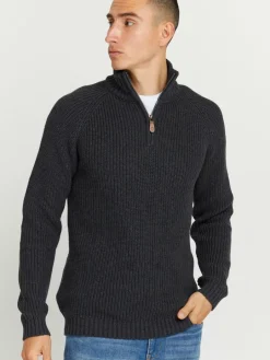 Solid Pullover & Strickjacken<Herren Troyer - SDXenox anthrazit uni