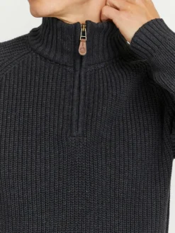 Solid Pullover & Strickjacken<Herren Troyer - SDXenox anthrazit uni