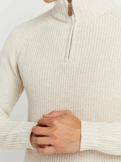 Solid Pullover & Strickjacken<Herren Troyer - SDXenox beige uni