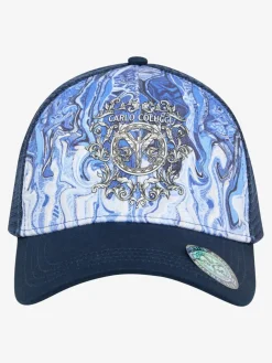 Carlo Colucci Mützen & Caps<Herren Trucker Cap - Deni blau gemustert