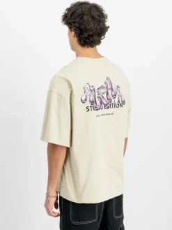 Alpha Industries Shirts<Herren T-Shirt weiß bedruckt