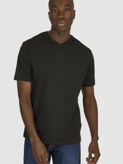 Daniel Hechter Shirts<Herren T-Shirt schwarz uni