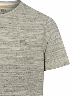 Camel Active Shirts<Herren T-Shirt beige grau meliert