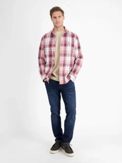 LERROS Shirts<Herren T-Shirt weiß uni