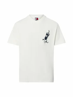 Tommy Jeans Shirts<Herren T-Shirt ecru uni