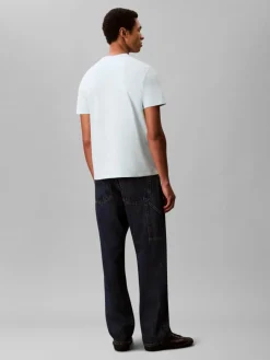 Calvin Klein Jeans Shirts<Herren T-Shirt hellblau uni