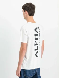 Alpha Industries Shirts<Herren T-Shirt weiß bedruckt