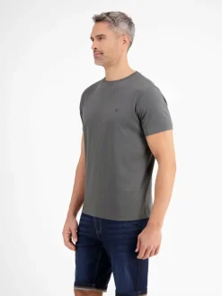 LERROS Shirts<Herren T-Shirt grau uni