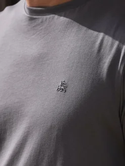 LERROS Shirts<Herren T-Shirt grau uni