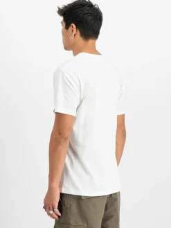 Alpha Industries Shirts<Herren T-Shirt weiß bedruckt