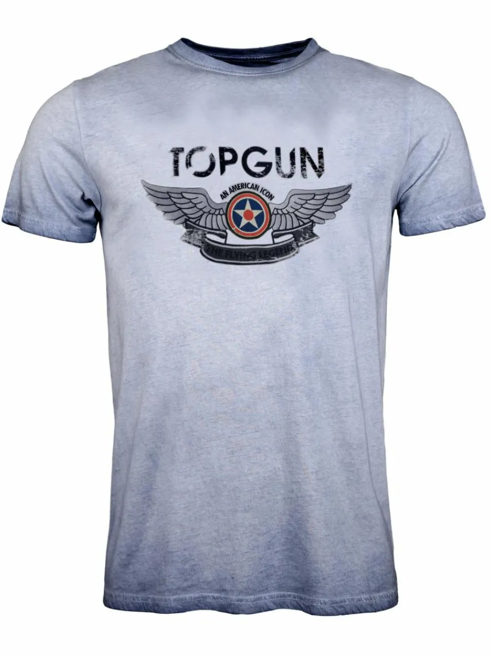 Topgun Shirts<Herren T-Shirt blau uni