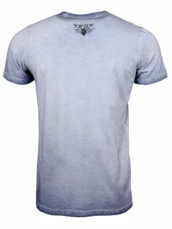 Topgun Shirts<Herren T-Shirt blau uni