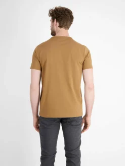LERROS Shirts<Herren T-Shirt kastanie uni
