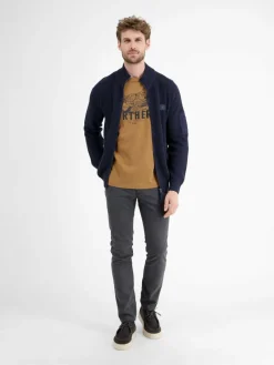 LERROS Shirts<Herren T-Shirt kastanie uni