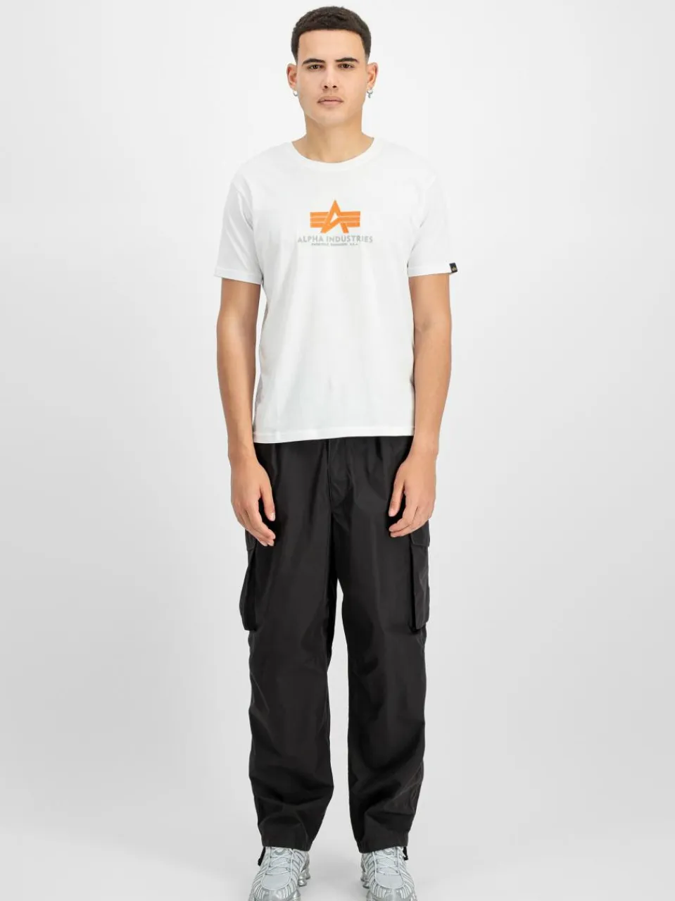 Alpha Industries Shirts<Herren T-Shirt weiß bedruckt