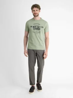 LERROS Shirts<Herren T-Shirt grau uni