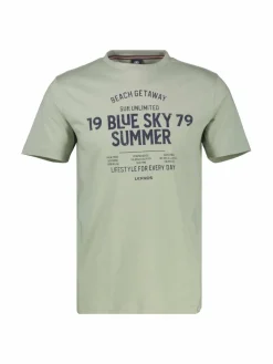 LERROS Shirts<Herren T-Shirt grau uni