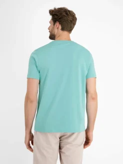 LERROS Shirts<Herren T-Shirt aqua uni