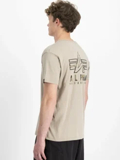 Alpha Industries Shirts<Herren T-Shirt grün bedruckt