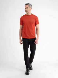 LERROS Shirts<Herren T-Shirt rot uni