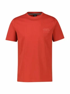 LERROS Shirts<Herren T-Shirt rot uni