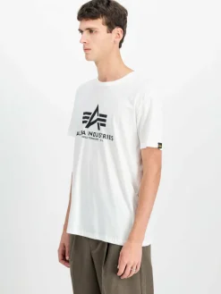 Alpha Industries Shirts<Herren T-Shirt weiß bedruckt