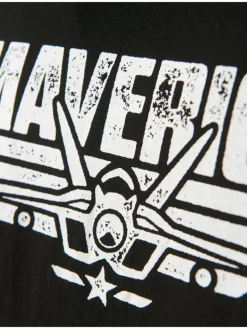 Topgun Shirts<Herren T-Shirt schwarz uni