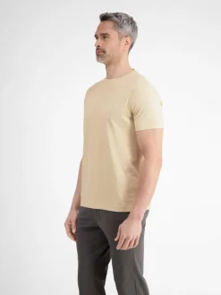 LERROS Shirts<Herren T-Shirt weiß uni