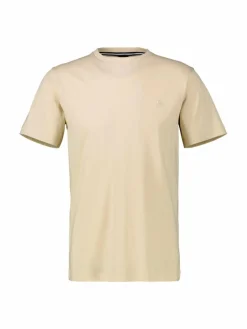 LERROS Shirts<Herren T-Shirt weiß uni