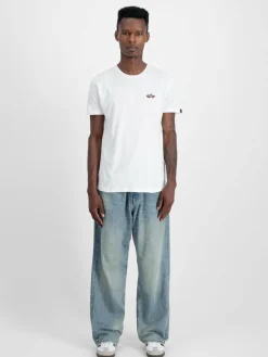 Alpha Industries Shirts<Herren T-Shirt weiß uni