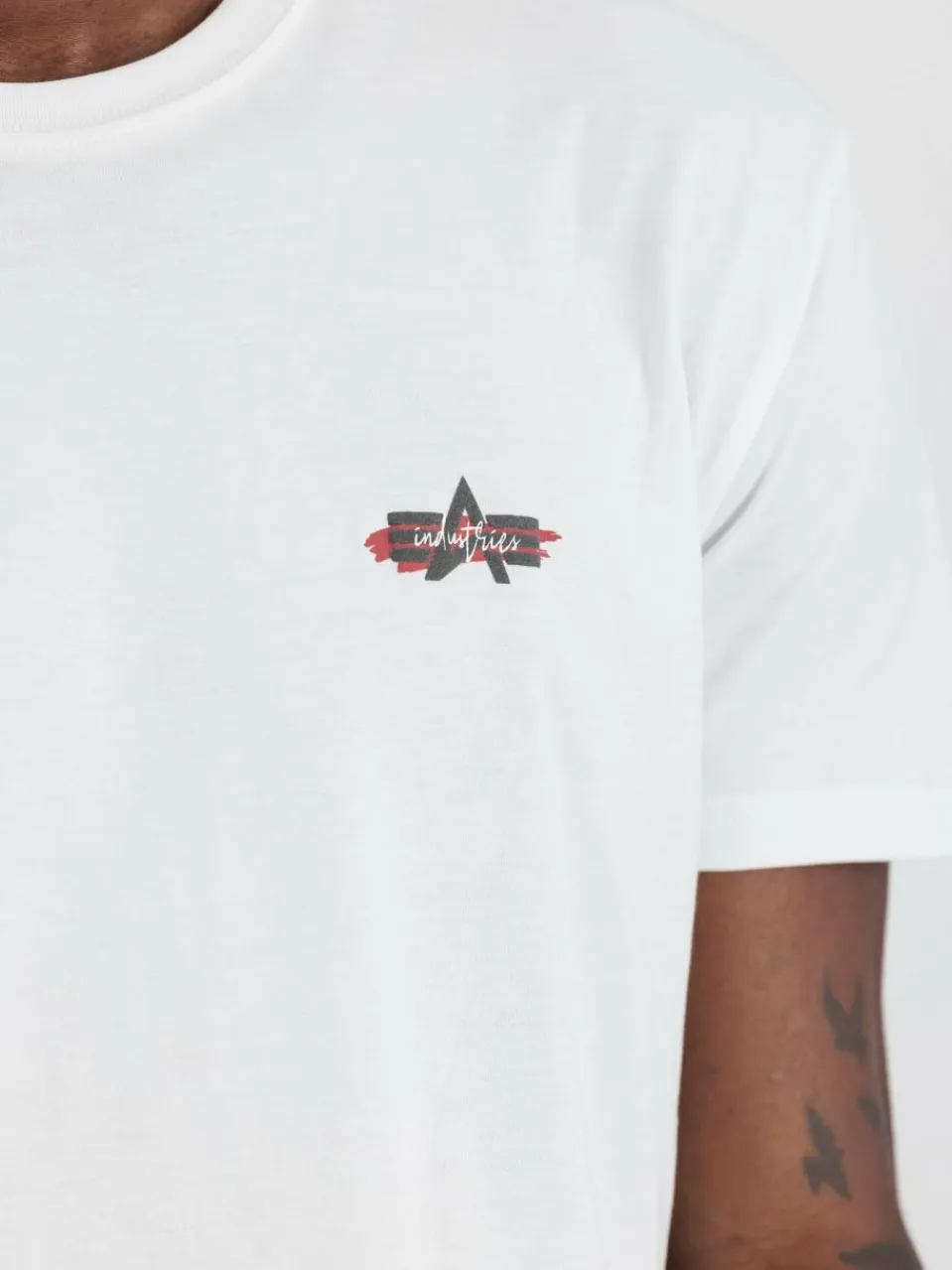 Alpha Industries Shirts<Herren T-Shirt weiß uni